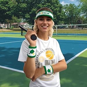 Pickleball Hat for Women Men, Adjustable Embroidered Heart Pickleball Baseball Cap