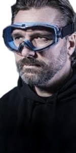 SolidWork Safety Glasses Clear Lens with Side Shields, Anti Fog, Anti Scratch, Anti-Glare, Protective Eyewear for Men & Women