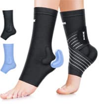 Elbow Compression Sleeve 2 Pack, Elbow Brace for Tendonitis and Tennis Elbow, Pain Relief Elbow Brace for Men & Women, Elbow Sleeve Reduce Joint Pain for Tennis, Golfer, Workouts, Blue (M)