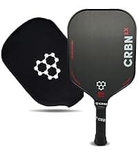 CRBN X Series Power Pickleball Paddle - Carbon Fiber Pickleball Paddle with Foam Injected Edges for Expanded Sweet Spot