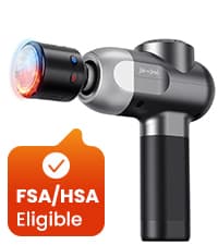 BOB AND BRAD Q2 Pro Mini Massage Gun with Heat and Cold Head,Pocket-Sized Deep Tissue Massager Gun,Portable Percussion Muscle Massager Gun, Ultra Small&Quiet Muscle Massage Gun, FSA and HSA Eligible