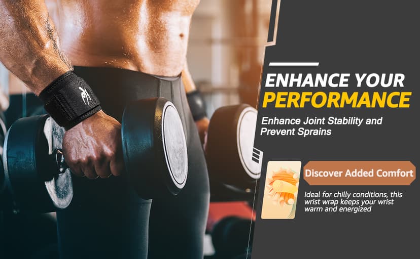 HiRui 2 PACK Wrist Compression Strap and Wrist Brace Sport Wrist Support for Fitness, Weightlifting, Tendonitis, Carpal Tunnel Arthritis, Pain Relief-Wear Anywhere-Unisex,Adjustable