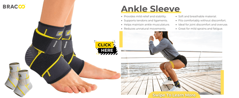 Bracoo Knee Support Brace for Men Women, Adjustable Compression Sleeve Wrap Patellar Pad Tendon - Arthritis Pain, meniscus tear, Injury Recovery, Running, Workout, KS10