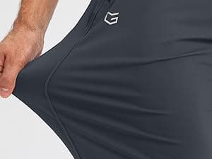 G Gradual Men's Sweatpants with Zipper Pockets Tapered Joggers for Men Athletic Pants for Workout, Jogging, Running