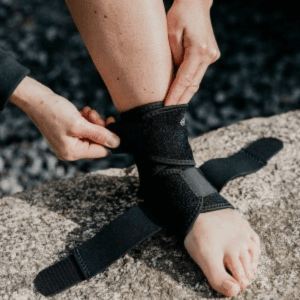 Bodyprox Ankle Support Brace, Breathable Neoprene Sleeve, Adjustable Wrap! (1 Pack)