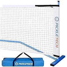Portable Pickleball Net - 22 FT USAPA Regulation Size, Applies to Indoor & Outdoor & Driveway, Pickle Ball Net System with Carrying Bag