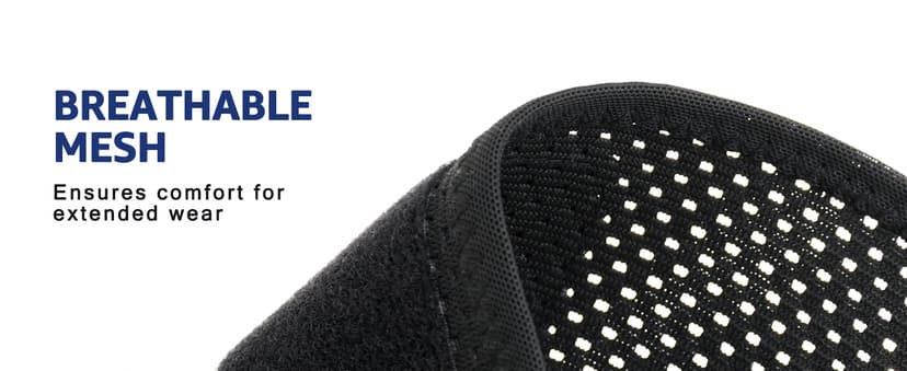 HiRui 2-Pack Ultra-Thin Mesh Wrist Wraps - Breathable, Adjustable Wrist Support for Workouts & Daily Use - Unisex Wrist Brace for Pain Relief, Tendonitis, Carpal Tunnel - One Size Fits All (Black)