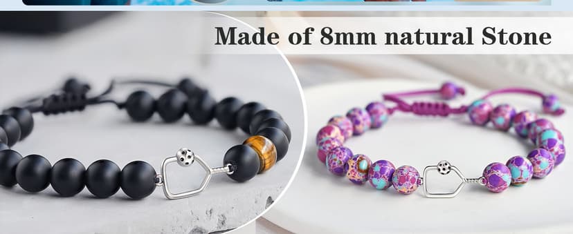 Pickleball Bracelet Gifts for Pickleball Lovers Women Men