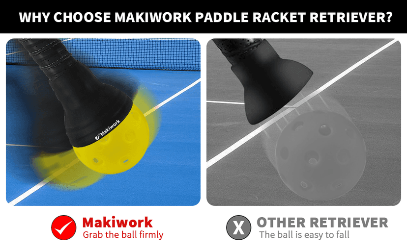 Pickleball Ball Retriever Silicone Pickleball Grabber and Picker