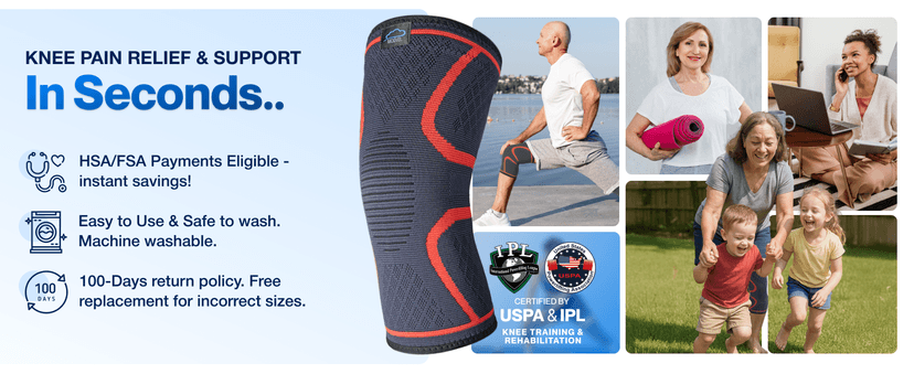 Modvel Compression Knee Brace for Women & Men, 2-Pack Knee Brace for Running Knee Pain, Knee Support Compression Sleeve, Workout Sports Knee Braces for Meniscus Tear, ACL & Arthritis Pain Relief