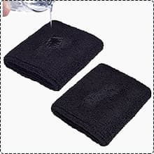 Willbond 6 Pcs Wrist Sweatbands Sports Wristbands for Competitions Absorbent Sweatbands for Basketball Tennis Football Running Working