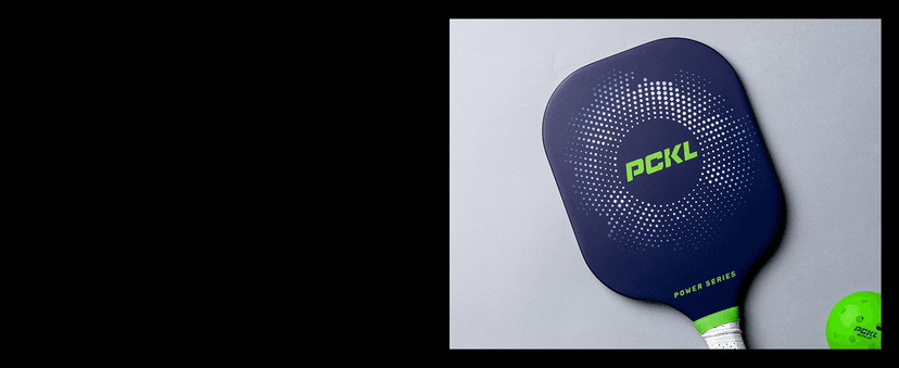 PCKL Pickleball Paddle Pro Series and Power Series | USA Pickleball Approved | Graphite Carbon Face | Edgeless Design | Choose Blue or White Pickleball Paddle