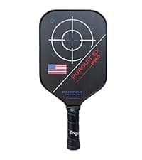 Engage Pursuit Pro MX 6.0 Pickleball Paddle – Elongated Shape, Raw T700 Toray Carbon Fiber Face, 16mm Control Pro “Black” Core