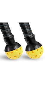 QOGIR Pickleball Ball Retriever: Easy Pick Up Without Bending Over, Fits Any Paddle