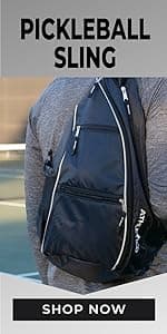 Athletico Sling Bag - Crossbody Backpack for Pickleball, Tennis, Racketball, and Travel for Men and Women