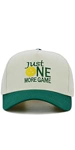 Pickleball Hat for Women Men, Adjustable Embroidered Heart Pickleball Baseball Cap