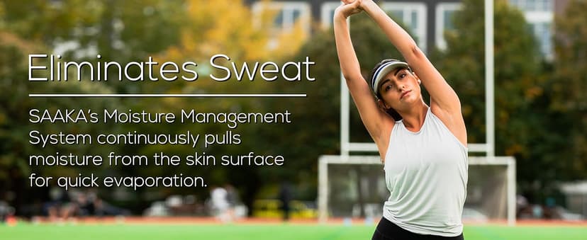 SAAKA Sport Visor for Women. Soft, Stretchy, Lightweight & Adjustable. Running, Tennis, Golf & Sports.