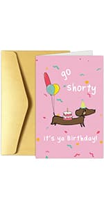Chenive Funny Pickleball Birthday Card for Men Women, Hilarious Sport Themed Birthday Pun Card for Him Her, Dinking Of You On Your Birthday