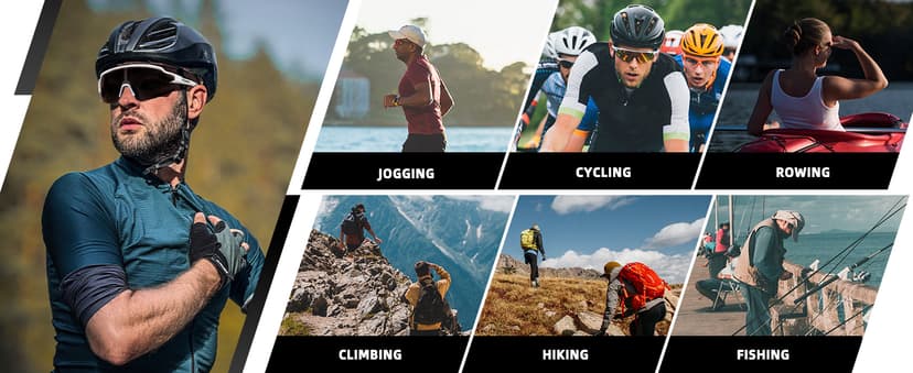 ROCKBROS Photochromic Sports Sunglasses for Men Women Cycling UV Protection