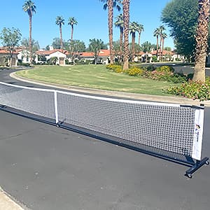Deluxe Heavy Duty Pickleball Net with Wheels 2.0