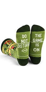 Lavley Funny Pickleball Socks for Adults - Crew Length, One Size Fits Most