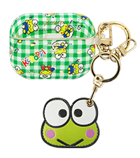 Sonix Keychain Case Compatible with Apple AirTag | Protective AirTag Cover Keychain | Checkmate Green Pickleball Paddle | Pickleball Green