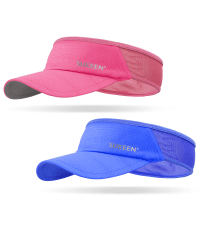 Sukeen Sports Sun Visor Men Women Lightweight Packable Cooling Stretchy Visor Hat for Running, Tennis, Golf