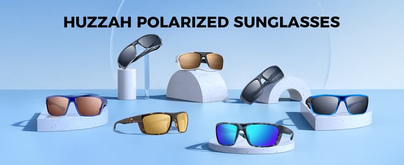 KastKing Huzzah Polarized Sport Sunglasses for Men and Women, Ideal for Driving Fishing Cycling and Running,UV Protection