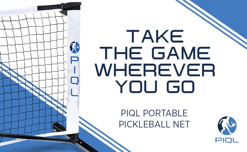 Portable Pickleball Net System with Wheels - Regulation Size Pickleball Set - Pickle Ball Indoor & Outdoor Nets – Driveway Pickle-Ball Court with Carry Bag for Pickle Ball Set
