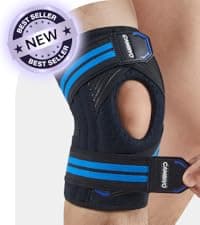 CAMBIVO 2 Pack Knee Braces for Women and Men, Patella Knee Support Strap, Basketball, Running, Hiking, Volleyball, Tennis, Squats