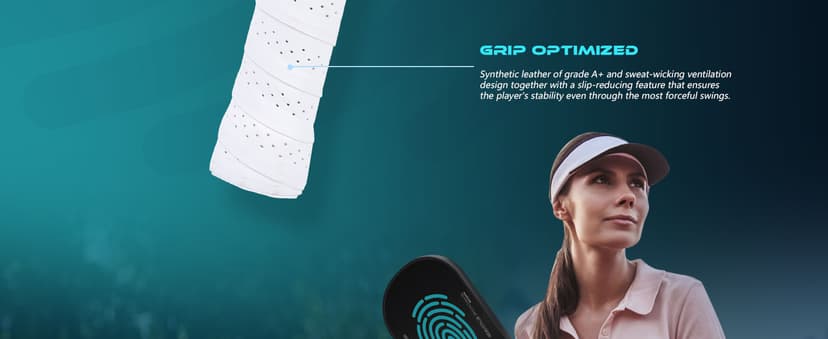 GBS Pickleball Paddles, All Aviation Aluminum Technology with Graphite Pickleball Paddle Surface and Cushion Comfort Grip, Ideal for Novice and Pro Players - USA Pickleball Approved