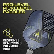 JOOLA Pickleball Paddles & Sets – Agassi Shape or Essentials – Fiberglass or Carbon Fiber Surface – UPA-A & USAP Approved – Single Paddle or Pickleball Set with Balls & Bag – Enhanced Spin & Control