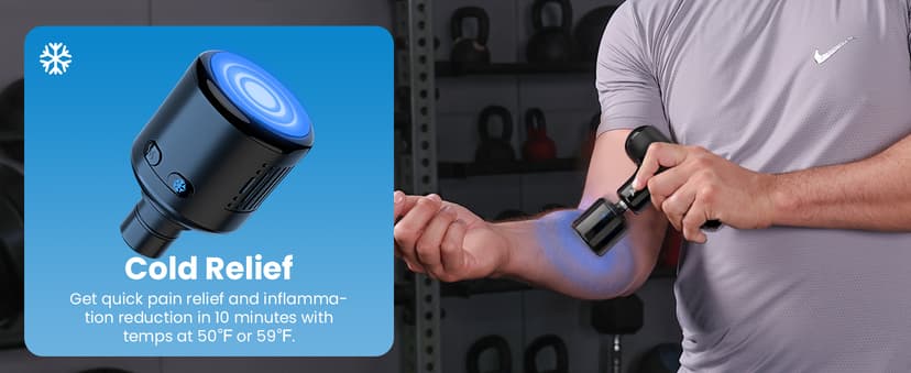 BOB AND BRAD Q2 Pro Mini Massage Gun with Heat and Cold Head,Pocket-Sized Deep Tissue Massager Gun,Portable Percussion Muscle Massager Gun, Ultra Small&Quiet Muscle Massage Gun, FSA and HSA Eligible