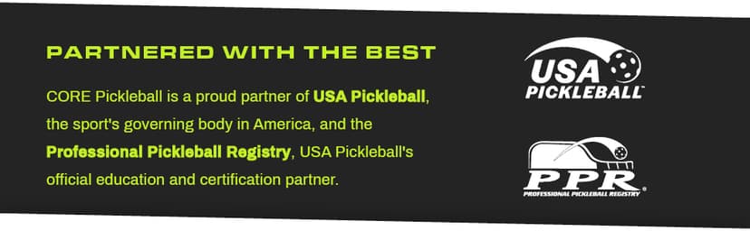 CORE Pickleball Balls for Professionals and All Levels of Play - Set of 4-50 Balls with 40 Holes - Durable & Seamless Design - Premium Outdoor Pickleball Balls, Polypropylene - USA Pickleball Approved