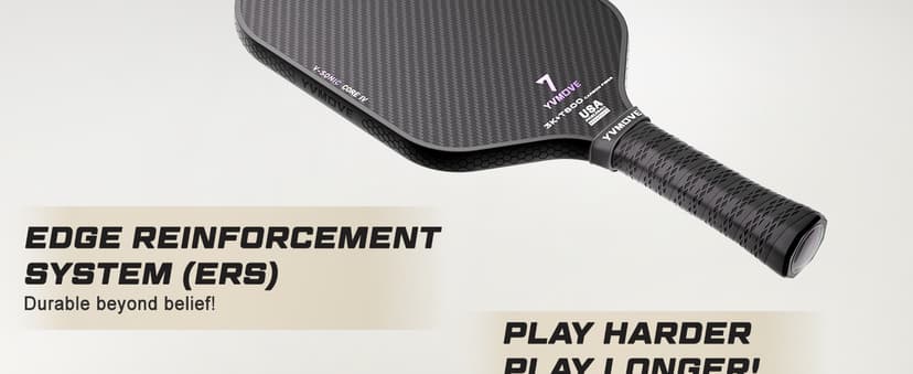 T800 Carbon Fiber Pickleball Paddles with 16mm V-Sonic IV Dynamic Core, Premium Pickle Ball Racket with Enhanced Control & Ultimate Spin, USAPA Approved