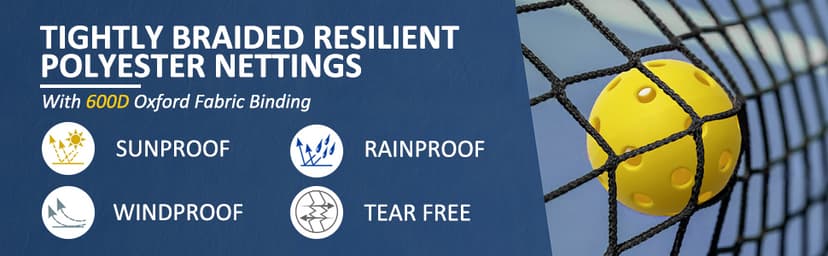 Pickleball Net Portable Outdoor Pickleball Net for Driveway 22ft Portable Pickle Ball Net Set with 4 Pickle Balls, Ball Holder, Lines Court Markers, Carrying Bag, 22ft Outdoor Pickle Ball Set with Net