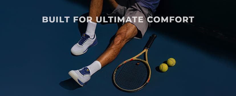 FitVille Wide Pickleball Shoes for Men Tennis Shoes Sneakers for All Court Racquetball Athletic Shoes for Racquet Sport | Arch Support & Wide Toe Box
