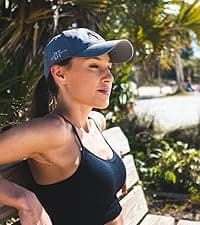 SAAKA Sport Visor for Women. Soft, Stretchy, Lightweight & Adjustable. Running, Tennis, Golf & Sports.