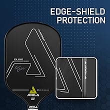 JOOLA Ben Johns Hyperion CGS Pickleball Paddle - Textured Carbon Grip Surface Technology for Spin & Control with Added Power - Polypropylene Honeycomb Core Pickleball Racket