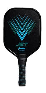 Franklin Sports Pickleball Paddle - Titus + Jet Aluminum Plated Paddles - USA Pickleball (USAPA) Approved Paddle
