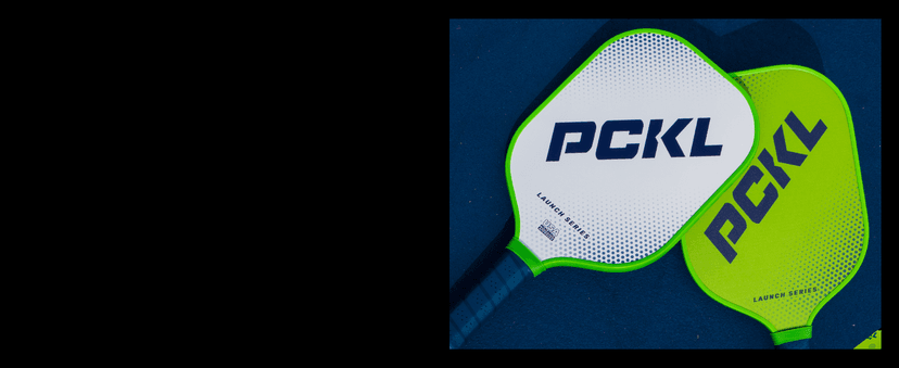 PCKL Launch Series Premium Pickleball Paddle Racket | USA Pickleball Approved | Fiberglass Face with Large Sweet Spot | Honeycomb Core