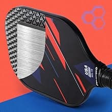 niupipo Pickleball Paddles Set of 2/4, USAPA Approved Lightweight Pickleball Rackets, Durable Fiberglass Surface with Polypropylene Honeycomb Core, Cushion Grip and Carry Bag