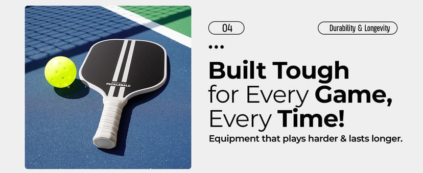 Brooklyn Pickleball Co. | Pickle Ball Paddle Cover | 13mm or 14mm Paddles up to 8" Wide | Single Case | Racket Sleeve | Protective Head Cover