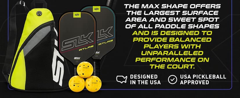Selkirk Sport Pickleball Paddles Set of 2 | Designed in The USA | Choose The SLK Neo Graphite, SLK Neo Fiberglass Pickleball Set or SLK Atlas Pickleball Bundle