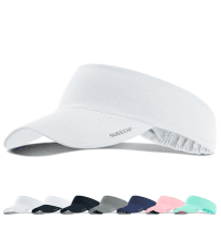 Sukeen Sports Sun Visor Men Women Lightweight Packable Cooling Stretchy Visor Hat for Running, Tennis, Golf