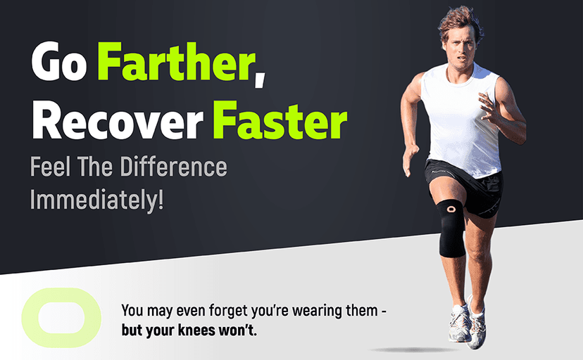 Crucial Compression Knee Sleeve (1 Pair) - Best Knee Braces for Knee Pain for Men & Women - Non-Slip Knee Support for Running, Weightlifting, Basketball, Gym, Workout, Sports