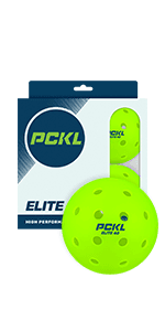 PCKL Optic Speed Pickleball Balls | Choose Indoor or Outdoor Pickleballs | USAPA Tournament Aproved | 4 Pack Crack-Resistant