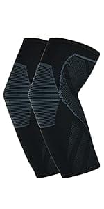 Arm Supports Sleeve,Elbow Compression Sleeve(1 Pair),Tennis Elbow Braces for Tendonitis and Tennis Elbow,Arm Supports golfer,tennis elbow relief for women & men,elbow sleeve for weightlifting