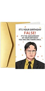 Chenive Funny Pickleball Birthday Card for Men Women, Hilarious Sport Themed Birthday Pun Card for Him Her, Dinking Of You On Your Birthday