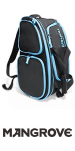 Mangrove Pickleball Bag, Men's & Women's Pickleball Backpack, Adjustable Sling Bag w/Fence Hook/Large Capacity/Safety Pocket